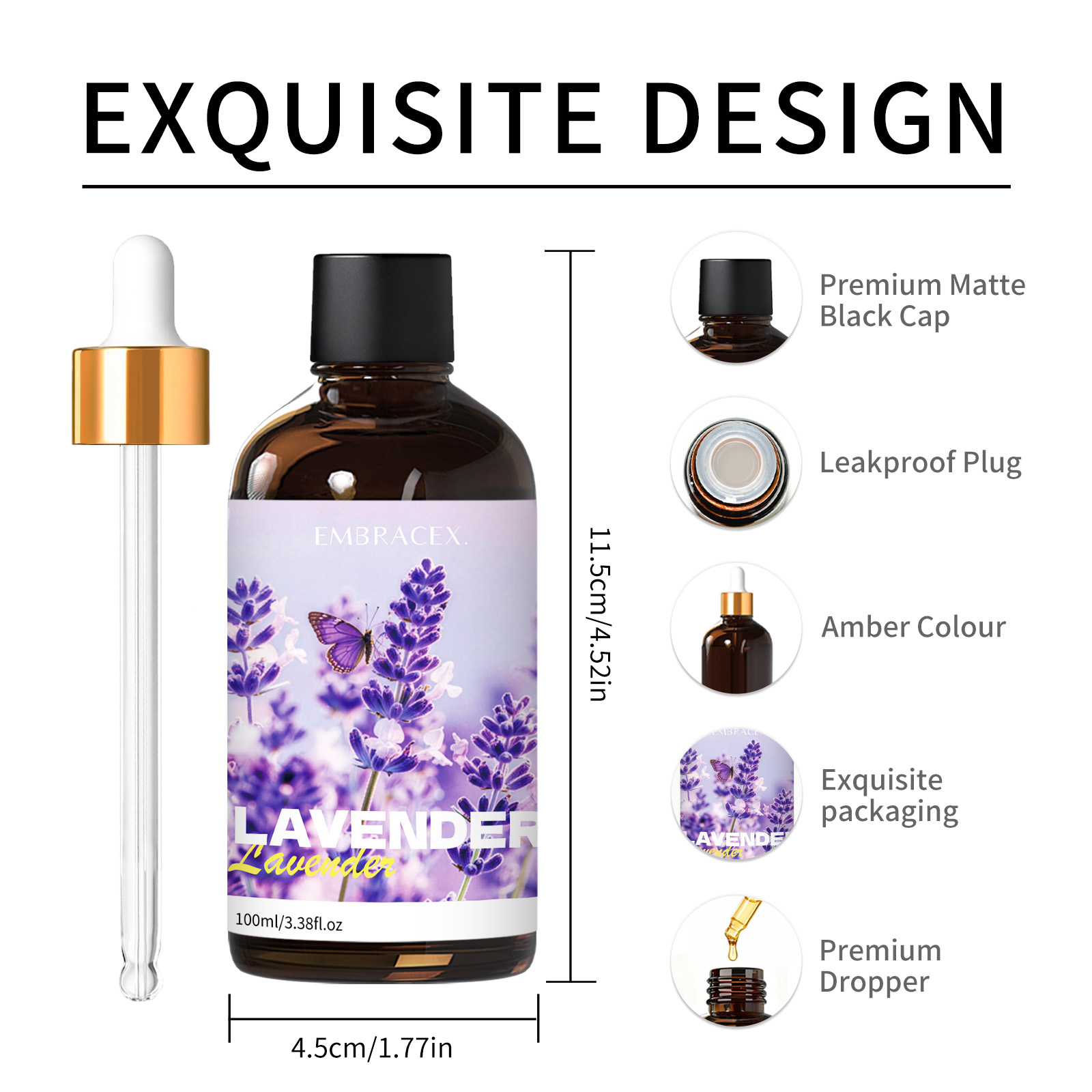 100ml Lavender Essential Oil H - огляд і ціна Lavender Oil