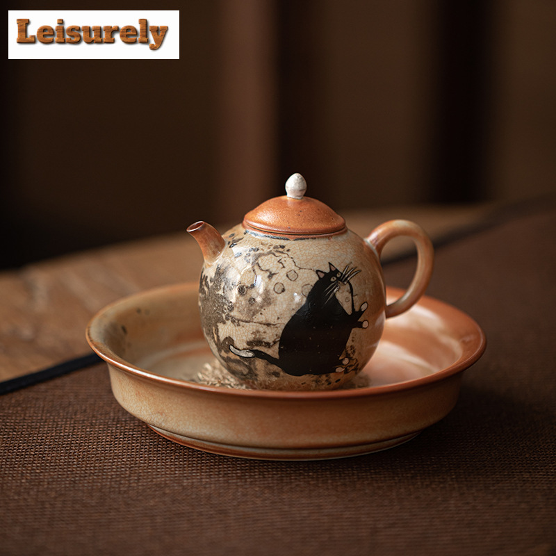 100ml Hand Painted Cat Teapot  - огляд і ціна Chamomile Tea