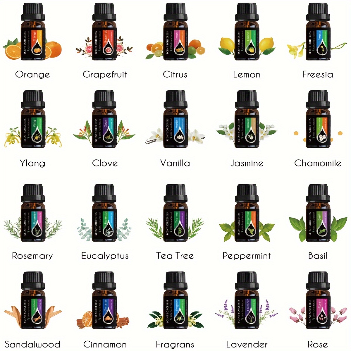 20pcs/set Essential Oil Set La - огляд і ціна Lavender Oil
