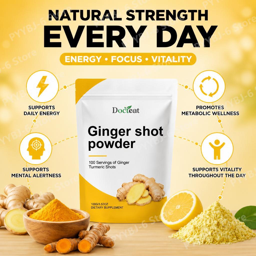 Docteat Ginger Shot Powder Vit - огляд і ціна Ginger Tea